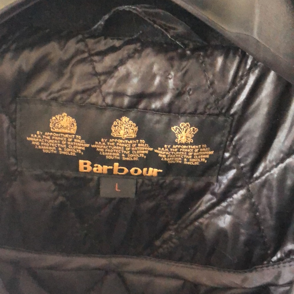 Quilted Barbour fall jacket for men